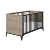 1-3483601182592_1 Lit Bébé 70x140cm cm Marcel Noir - GALIPETTE