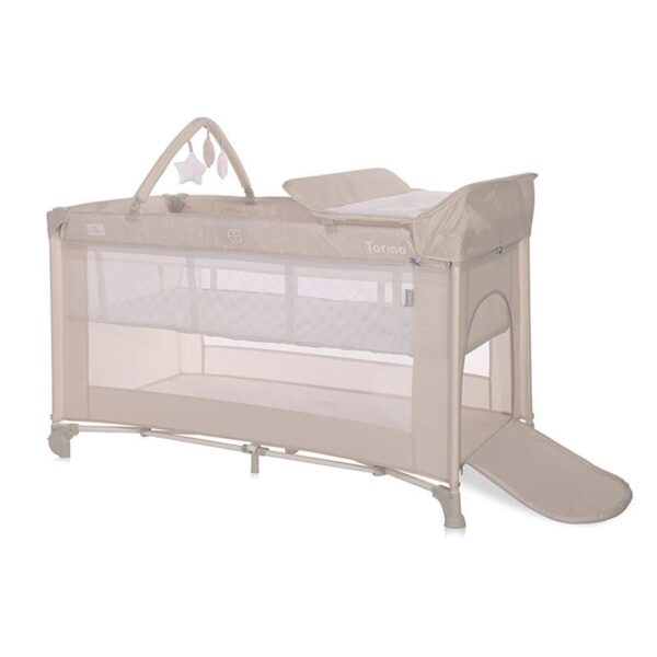 1-3800151981978_1 Lit Parapluie Torino 2 Hauteurs +accessoires Beige - LORELLI