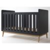 1-5413921080795_1 Lit bébé 70x140cm évolutif en banquette Pure Noir - PERICLES