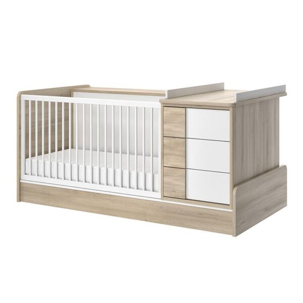 1765989001-3483600965974_1 Lit bébé combiné 70x140cm évolutif en 90x200cm Sacha - GALIPETTE