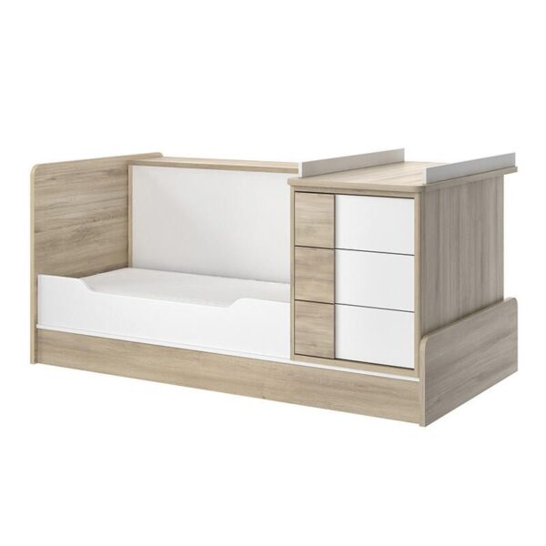 Lit bébé combiné 70x140cm évolutif en 90x200cm Sacha - GALIPETTE