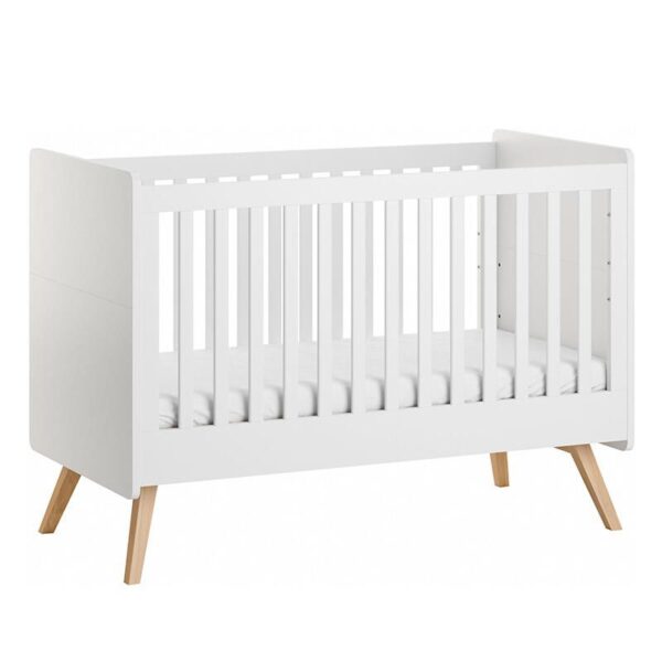1766501102-3661979083158_1 Lit bébé évolutif 70x140cm Vintage Blanc - VOX