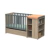 Lit bébé combiné 60x120cm évolutif en 90x190cm Nova Gris Volcan - SAUTHON