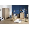 2-3500760124277_2 Lit bébé combiné 60x120cm évolutif en 90x190cm Antonin Bois - SAUTHON