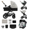 Poussette multifonctionnelle 3en1 MOOV 2 XL - Gris