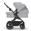 Poussette Trio B-TOUR PRO - Gris clair