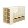 Lit bébé combiné 60x120cm évolutif en 90x190cm Paloma Blanc - SAUTHON