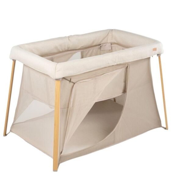 3384349460051_1 Lit Parapluie 3 en 1 Eazy Sleep Argile Gazelle - BEABA