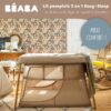 3384349460051_4 - Copie Lit Parapluie 3 en 1 Eazy Sleep Argile Gazelle - BEABA