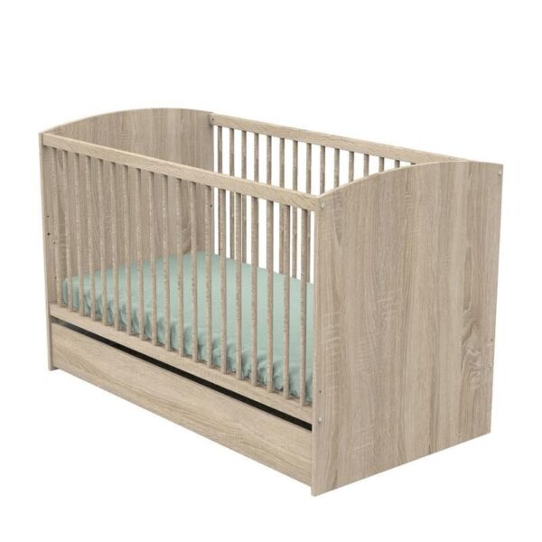 3500760129074_3 Lit bébé évolutif 70x140cm Access Bois - SAUTHON