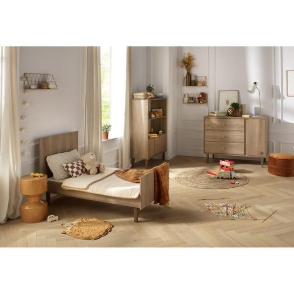 3500760132869_7 Lit bébé évolutif 70x140cm Mokka - SAUTHON