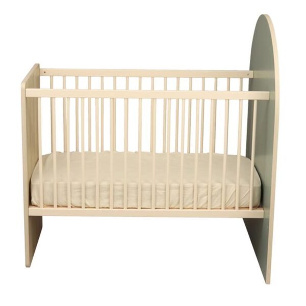Lit bébé 60x120cm évolutif en 90x190cm Arche Sauge - SAUTHON