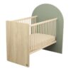 Lit bébé 60x120cm évolutif en 90x190cm Arche Sauge - SAUTHON