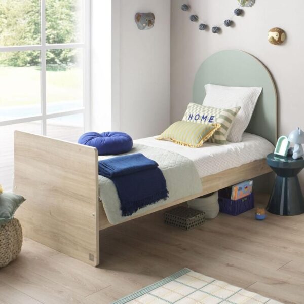 Lit bébé 60x120cm évolutif en 90x190cm Arche Sauge - SAUTHON