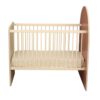 3500760135549-2 Lit bébé 60x120cm évolutif en 90x190cm Arche Terracotta - SAUTHON