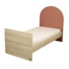 3500760135549-4 Lit bébé 60x120cm évolutif en 90x190cm Arche Terracotta - SAUTHON