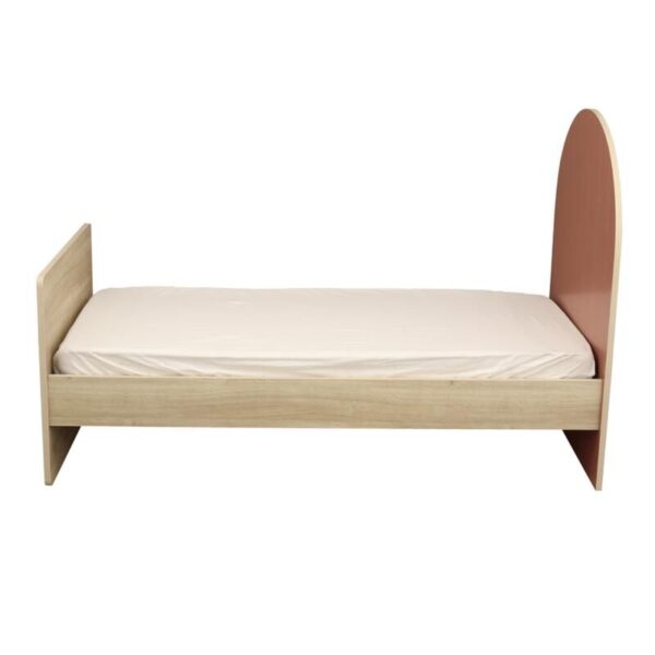 3500760135549-5 Lit bébé 60x120cm évolutif en 90x190cm Arche Terracotta - SAUTHON