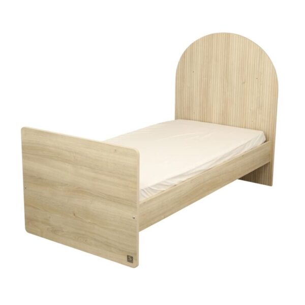 Lit bébé 60x120cm évolutif en 90x190cm Arche Chêne Sépia - SAUTHON