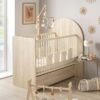 Lit bébé 60x120cm évolutif en 90x190cm Arche Chêne Sépia - SAUTHON