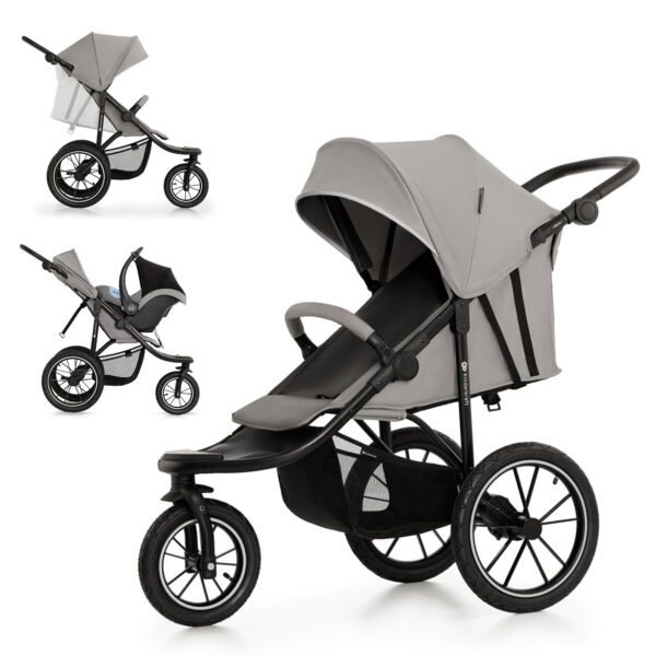 Poussette tout-terrain HELSI 2 - Gris
