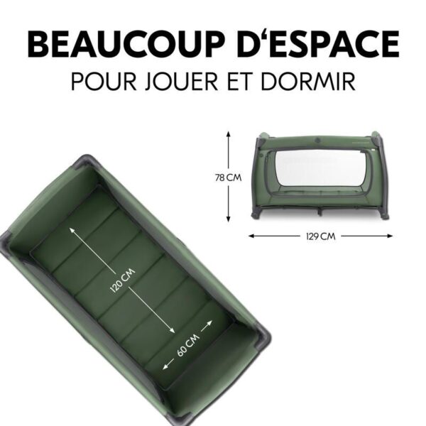 Lit parapluie Play N Relax Center Dark Green - HAUCK