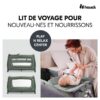Lit parapluie Play N Relax Center Dark Green - HAUCK