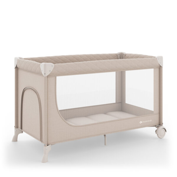 Lit bébé et lit de voyage 2 en 1 LEODY UP - Beige