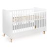 5414375177598_1 Lit bébé évolutif 70x140cm Loft Blanc - QUAX