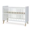 Lit bébé 60x120cm évolutif en 90x200cm Loft Blanc - QUAX