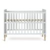 Lit bébé 60x120cm évolutif en 90x200cm Loft Blanc - QUAX