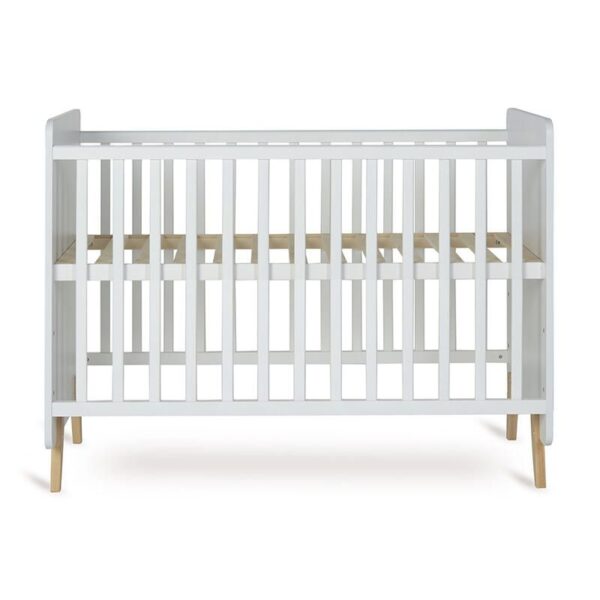 Lit bébé 60x120cm évolutif en 90x200cm Loft Blanc - QUAX