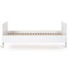 Lit bébé 60x120cm évolutif en 90x200cm Loft Blanc - QUAX
