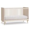 Lit bébé évolutif 70x140cm Lunea Sable Beige - VOX