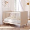 Lit bébé évolutif 70x140cm Lunea Sable Beige - VOX