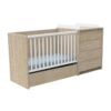 6-3500760124277_6 Lit bébé combiné 60x120cm évolutif en 90x190cm Antonin Bois - SAUTHON