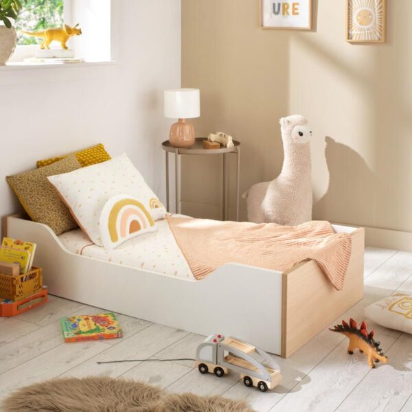 6-3500760132203_6 Lit bébé évolutif 70x140cm Nature - SAUTHON