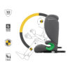 6e33d63d-db4c-486c-9f39-1ed30ce3e273 Siège Auto JUNIOR FIX 2 i-Size - Vert