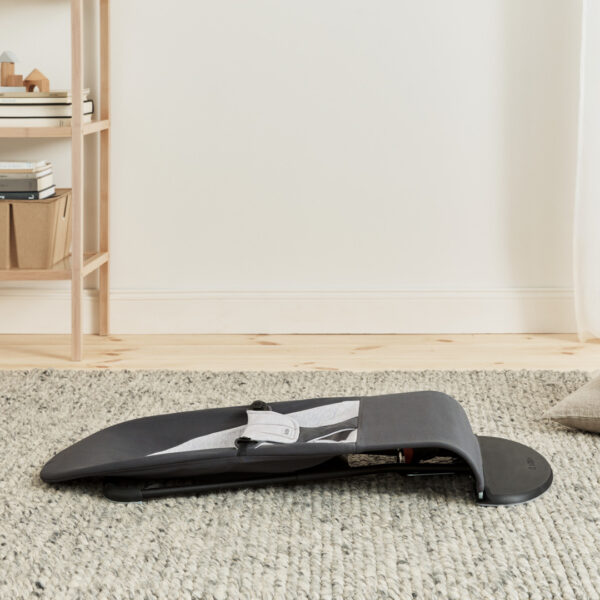 BabyBjörn Transat bébé balance soft tissé Gris Foncé