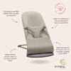 BabyBjörn Transat bliss 3D jersey Gris Sable