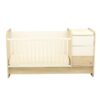 Lit bébé combiné 70x140cm évolutif en 90x190cm Paloma Blanc - SAUTHON