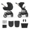 Poussette multifonction PRIME 3 2 en 1 - Noir