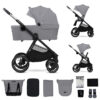 GG Poussette polyvalente NEA 2 - Gris clair