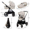 bbbbbbbbbbbbbbbbbbbb Poussette polyvalente NEA 2 - Beige