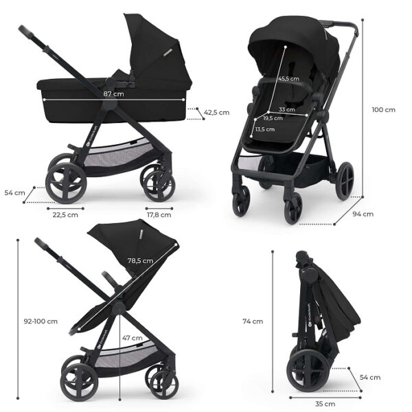 ce8defb3-5881-414e-b82e-505613b249fa Poussette Trio NEWLY - Noir