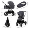 fffffffffffffff Poussette polyvalente NEA 2 - Gris foncé