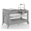 g Lit bébé et lit de voyage 2 en 1 LEODY UP - Gris