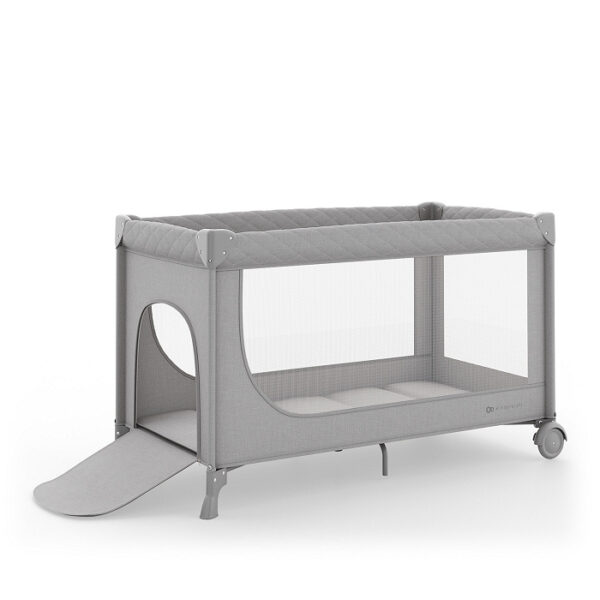 ggg Lit bébé et lit de voyage 2 en 1 LEODY UP - Gris