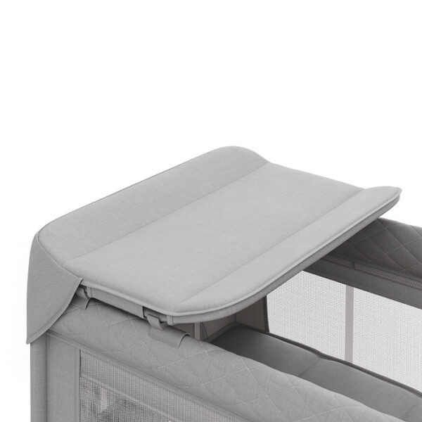 gggg Lit bébé et lit de voyage 2 en 1 LEODY UP - Gris