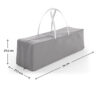 gggggggggggg Lit bébé et lit de voyage 2 en 1 LEODY UP - Gris