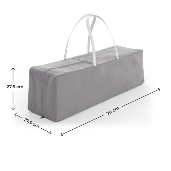 gggggggggggg Lit bébé et lit de voyage 2 en 1 LEODY UP - Gris